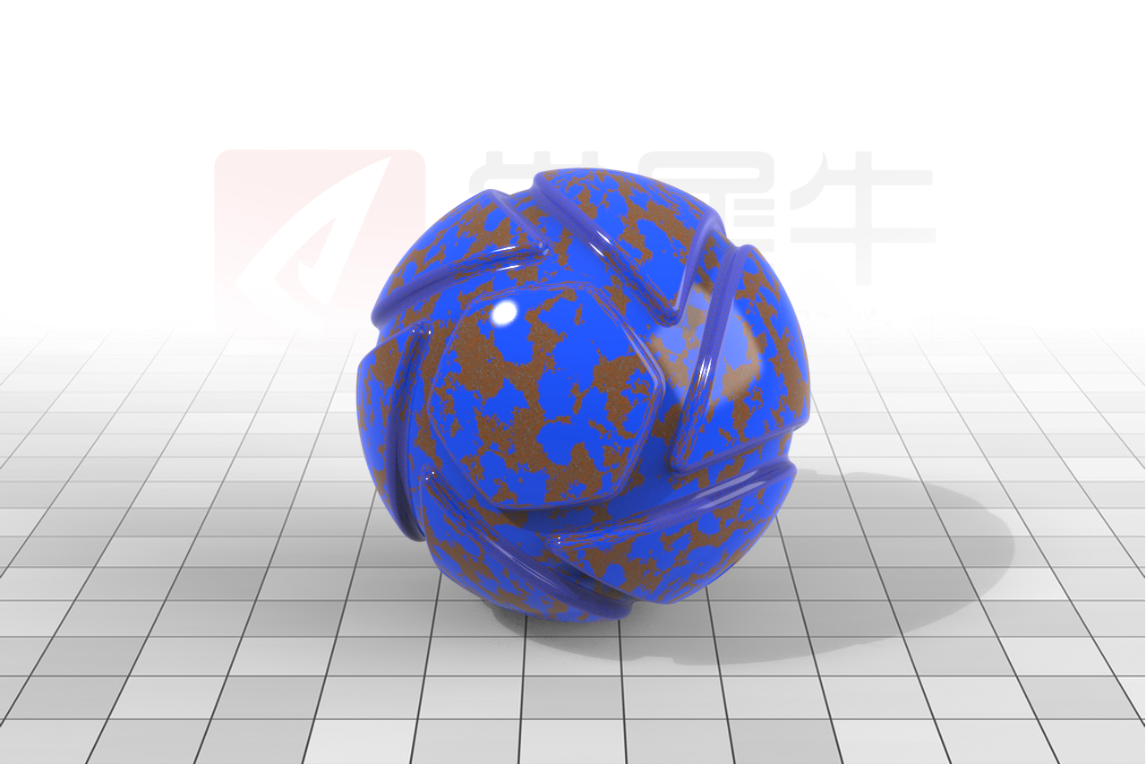 蓝色生锈油漆材质.png