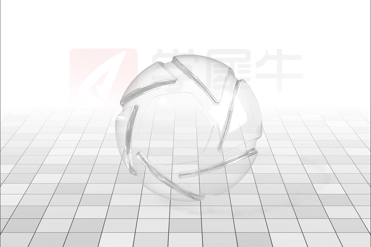 玻璃波浪白色材质.png