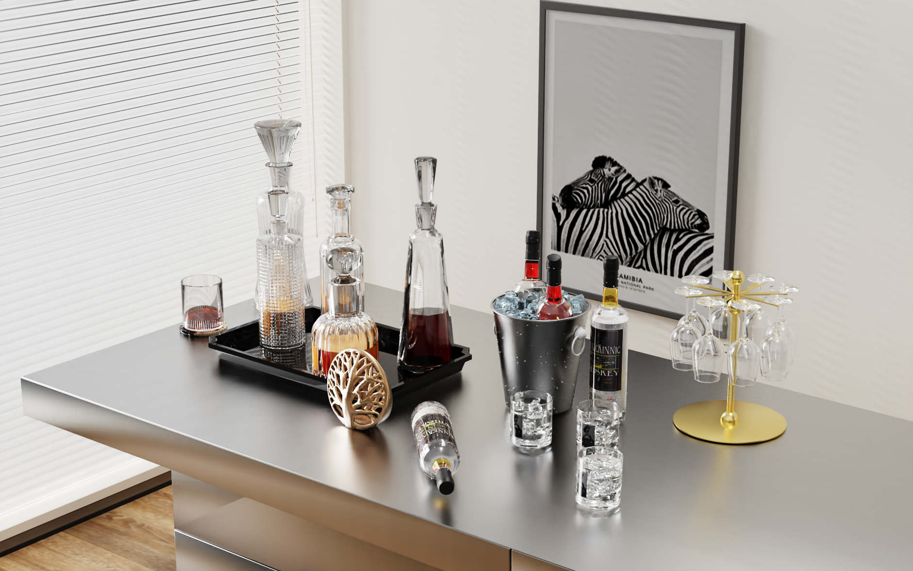 现代酒瓶酒杯 酒水 酒具 洋酒红酒 托盘.png